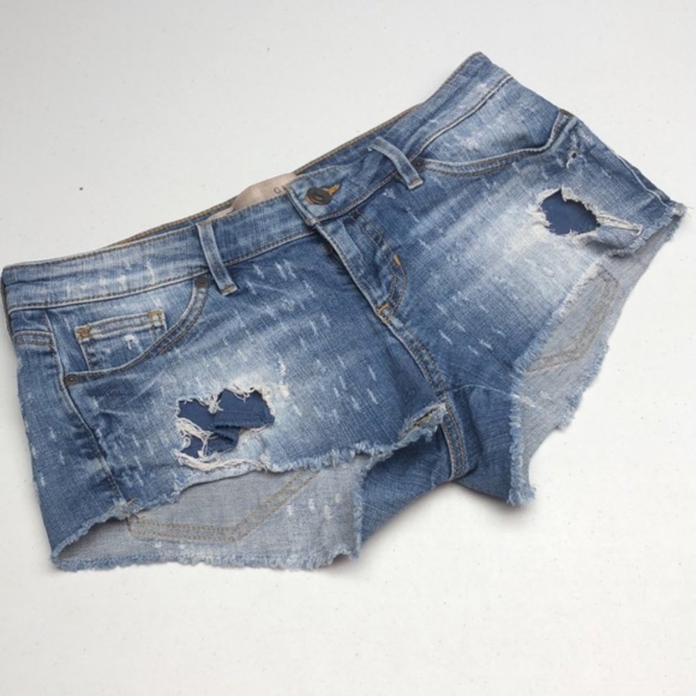 PREMIUM GUESS LOS ANGELES DENIM SHORT W26 😎